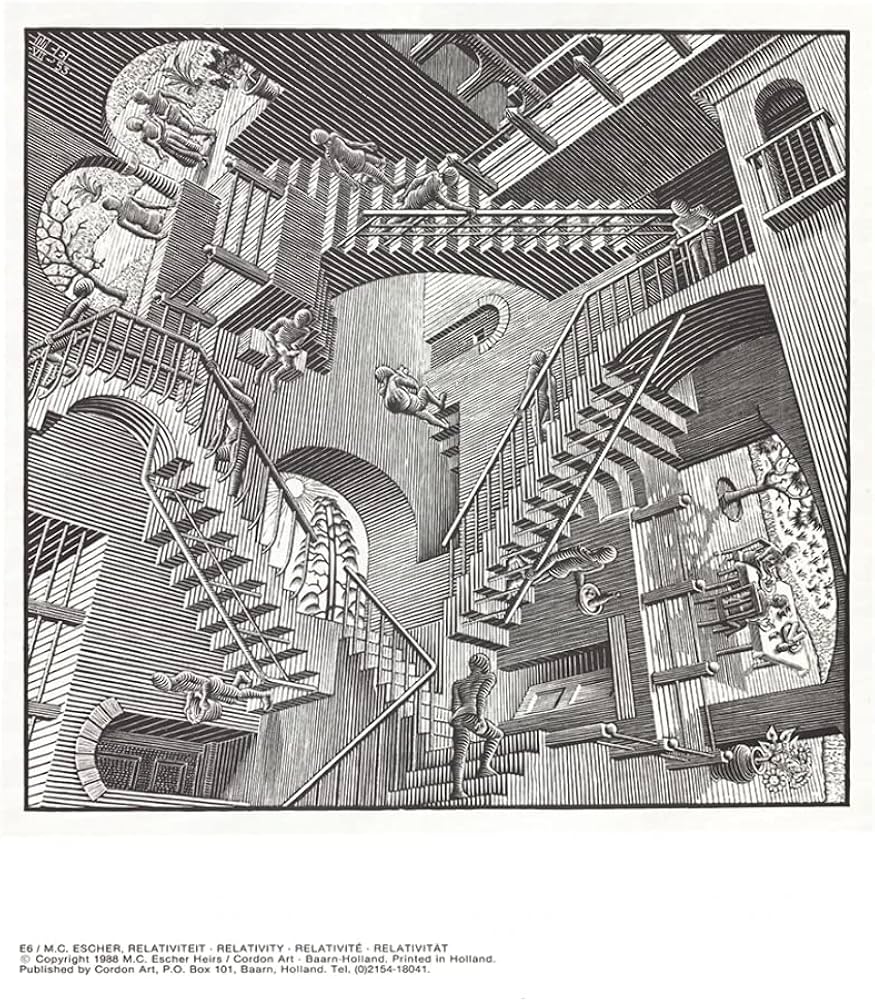 M.C. Escher's Relativity
